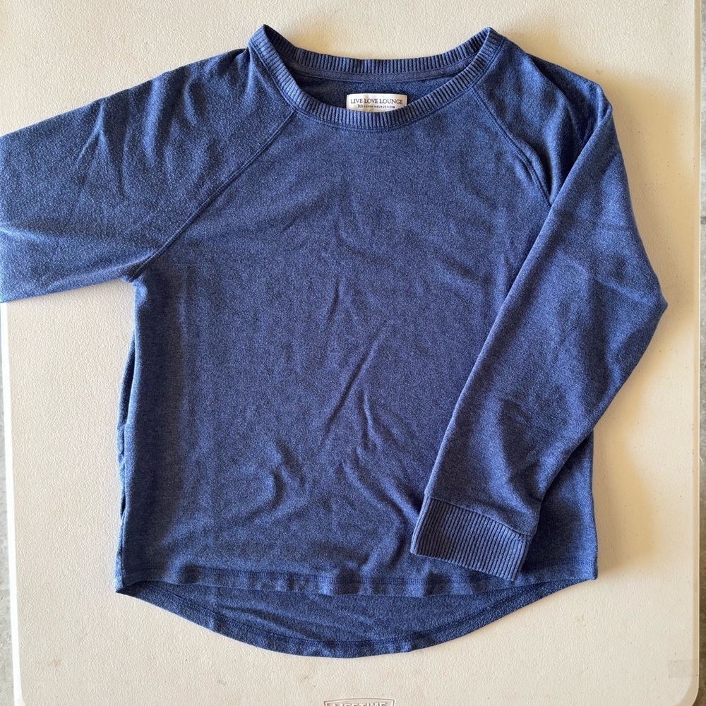 Karen Neuburger Blue Long Sleeve Tee